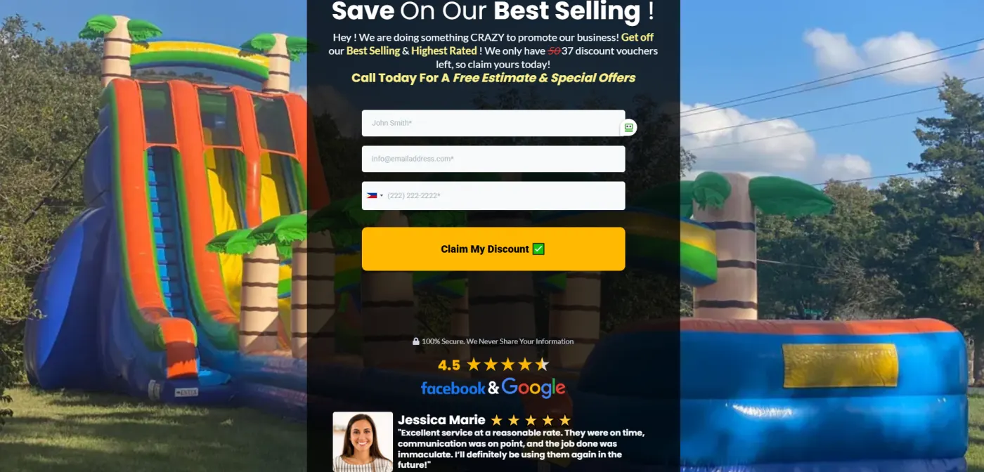 Inflatable Party Rentals snapshot preview