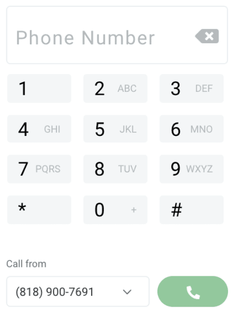 How to Use the Dialer Feature for One-Time Outbound Calls