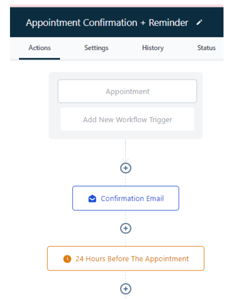 How To Create An Appointment Confirmation And Appointment Reminders Campaign in Workflows